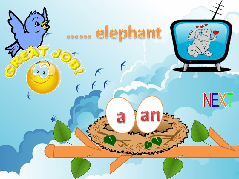 an a …… elephant